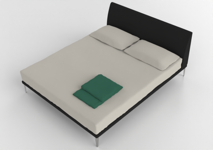 Lits 3D - Lit deux places - Cappellini - Bed - NB170 - ACCA...