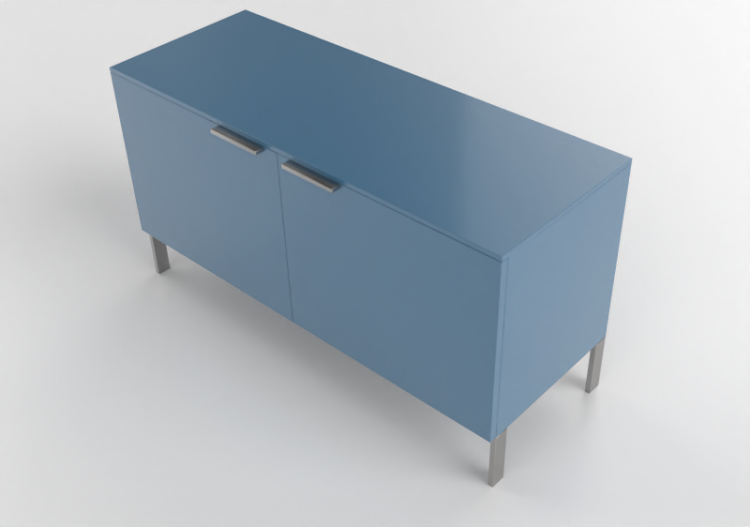 Wardrobes and Cabinets 3D - Chest of drawers in lacquered...