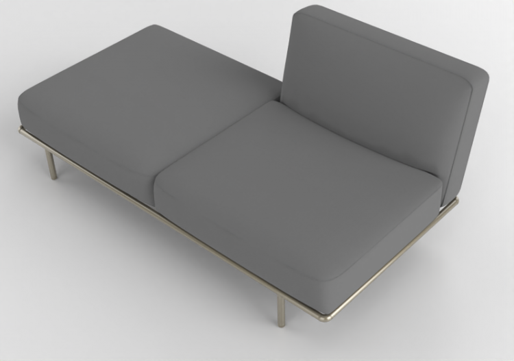 Poltronas y Sofás 3D - Sofá de tejido - Cappellini - Cap...