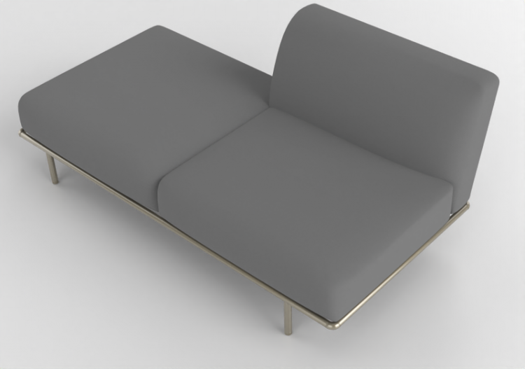 3D Sessel und Sofas - Stoffsofa - Cappellini - Cap Martin...