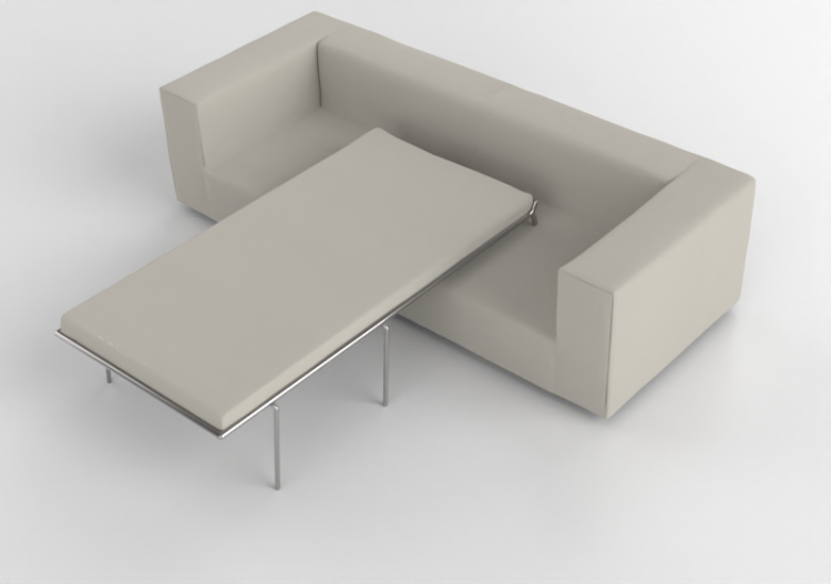 Poltronas y Sofás 3D - Sofá cama de tejido - Cappellini -...