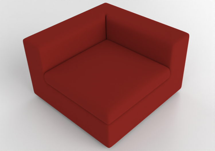 Poltronas y Sofás 3D - Sofá de tejido - Cappellini - Cuba...
