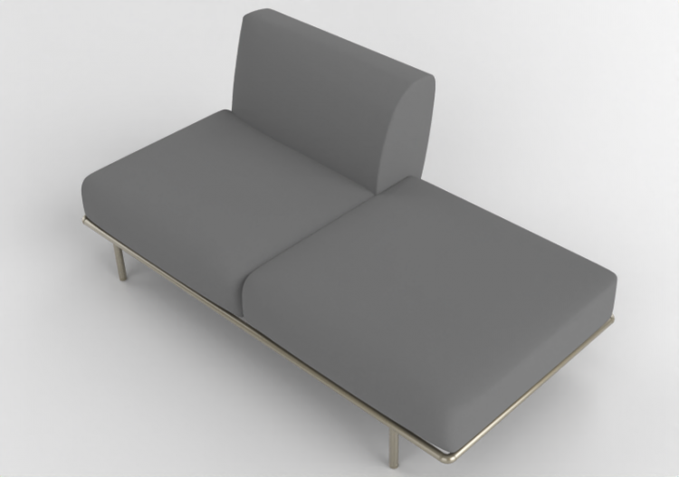 Chairs and Sofas 3D - Fabric Sofa - Cappellini - Cap Martin...