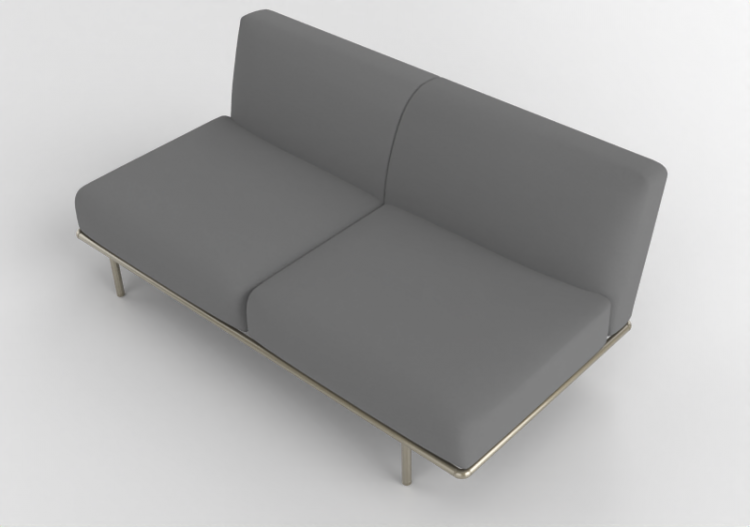 3D Sofa - Fabric Sofa - Cappellini - Cap Martin Sunset -...