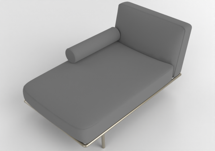 Poltronas y Sofás 3D - Sofá de tejido - Cappellini - Cap...