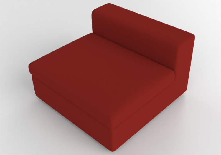Divani 3D - Divano in tessuto - Cappellini - Cuba 25 -...