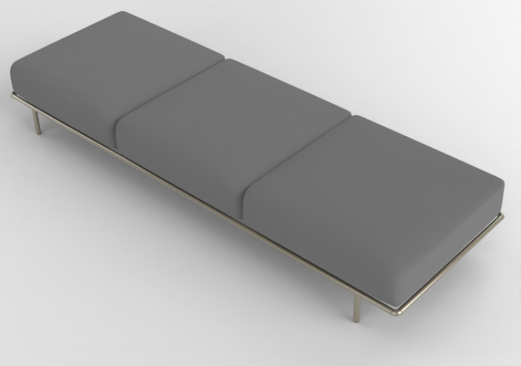 Poltronas y Sofás 3D - Sofá de tejido - Cappellini - Cap...