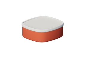 Crockery and cutlery 3D - Tupperware Container
