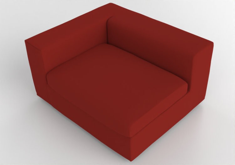 Divani 3D - Divano in tessuto - Cappellini - Cuba 25 -...
