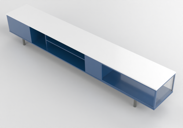3D Möbel - Holzmöbel - Cappellini - Easy - EAS13 - ACCA...