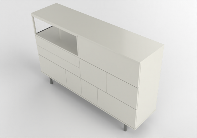 3D Möbel - Holzmöbel - Cappellini - Easy - EAS20 - ACCA...
