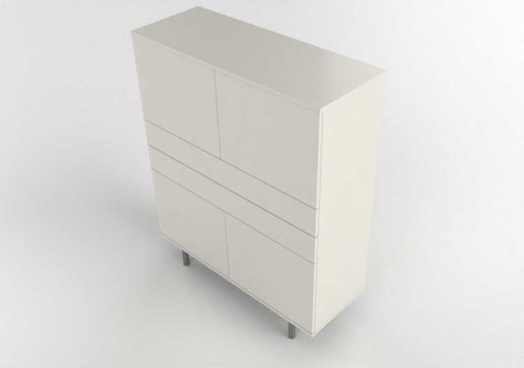 Móveis 3D - Móvel de madeira - Cappellini - Easy - EAS1 -...