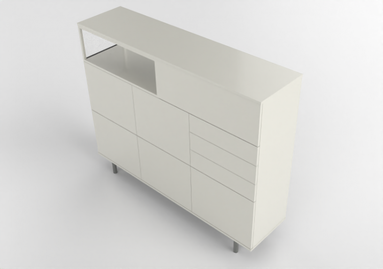 Meubles 3D - Meuble en bois - Cappellini - Easy - EAS18 -...