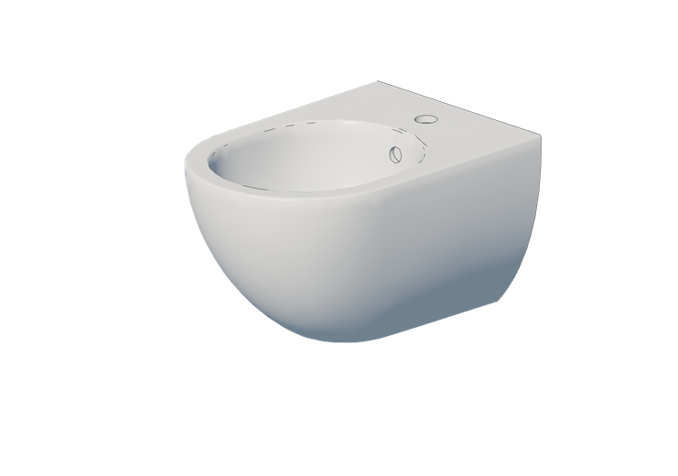 3D Bidet - Wall mounted bidet - Geberit - Geberit Acanto -... 3D Bidet - Wall mounted bidet - Geberit - Geberit Acanto -...