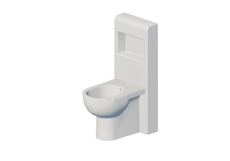 Bidê 3D - Bidê "com complemento" - Flaminia - TR40+QK217 -... Bidê 3D - Bidê "com complemento" - Flaminia - TR40+QK217 -...