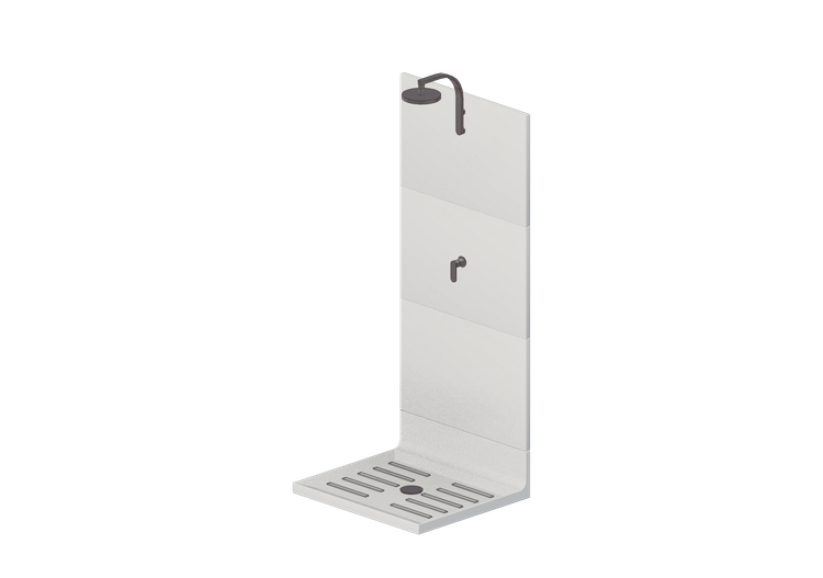 3D Duschen - Dusche - Flaminia - PT60B1 - Plate - Flaminia 3D Duschen - Dusche - Flaminia - PT60B1 - Plate - Flaminia