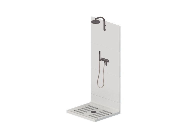 Douche 3D - Douche - Flaminia - PT60B - Plate - Flaminia Douche 3D - Douche - Flaminia - PT60B - Plate - Flaminia