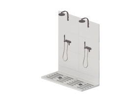 Docce 3D - Doccia doppia - Flaminia - PT60B - Plate