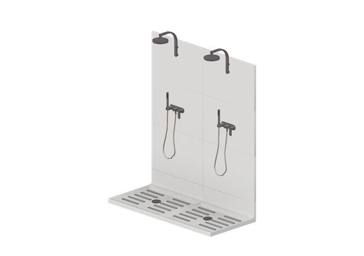 Douche 3D - Douche double - Flaminia - PT60B - Plate -... Douche 3D - Douche double - Flaminia - PT60B - Plate -...