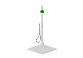 3D Duschen - Regenbrausegarnitur mit Einhebelmischer und Handbrause - Flaminia - AB9A-8ABM-AB238 - Albero