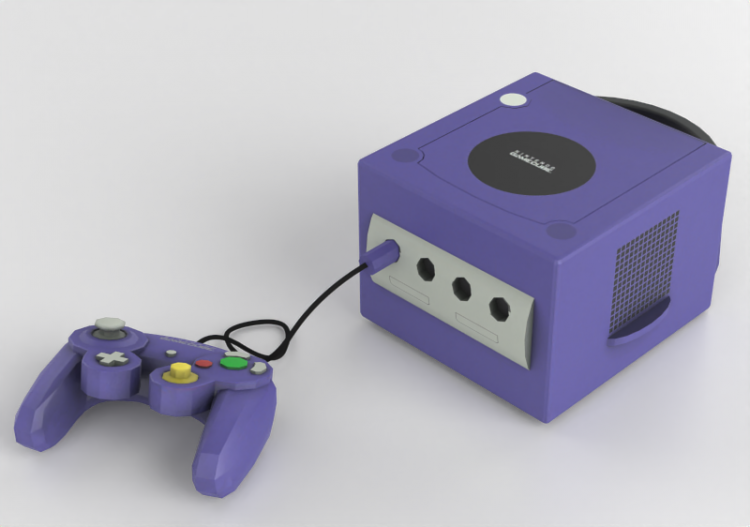Dispositivos Electrónicos 3D - Nintendo Gamecube - ACCA...