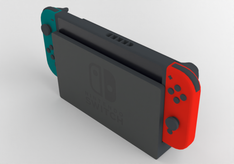 Dispositivos Electrónicos 3D - Nintendo Switch con dock -...