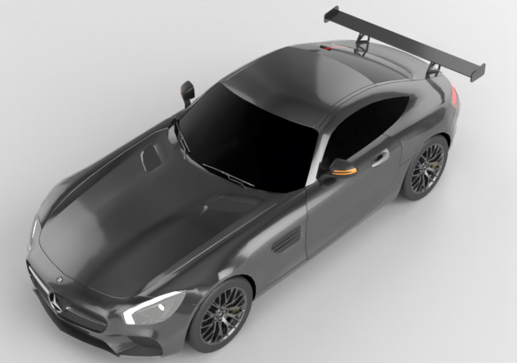 Automóviles 3D - 2016 Mercedes Benz AMG GT - ACCA software