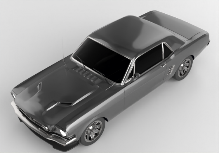3D Autos - 1965 Ford Mustang - ACCA software