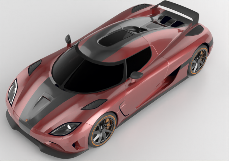 3D Cars - Koenigsegg Agera - ACCA software