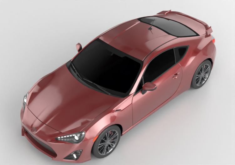 Automóviles 3D - 2012 Toyota GT86 - ACCA software