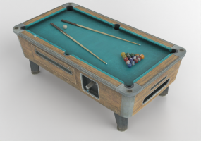 3D Spielgeräte - Billardtisch
