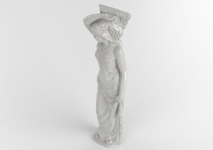 3D Skulpturen - Säule mit Frau - ACCA software