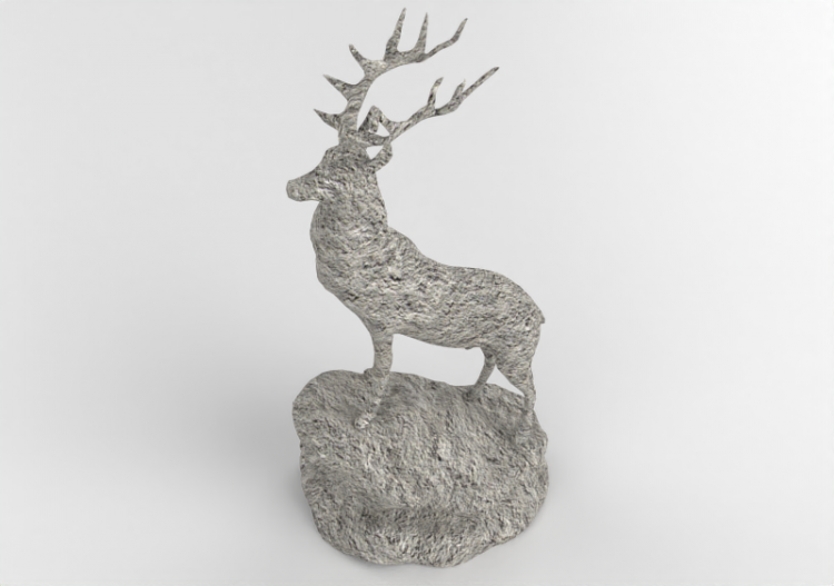 3D Skulpturen - Hirsch - ACCA software