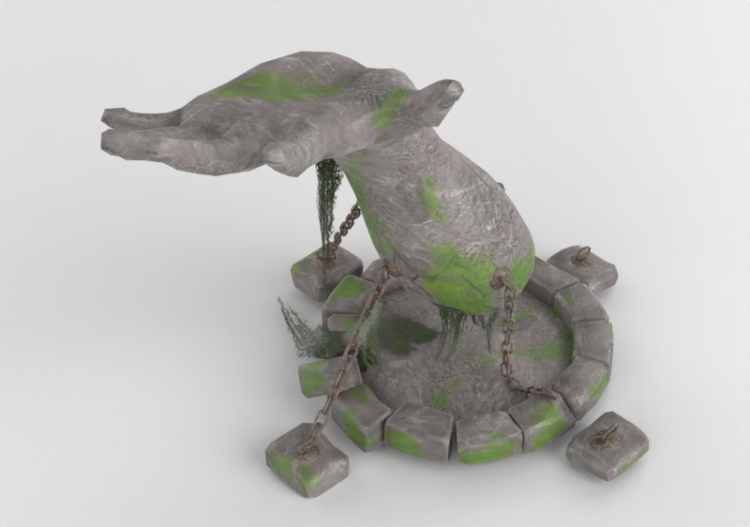 Sculptures 3D - Main enchaînée - ACCA software
