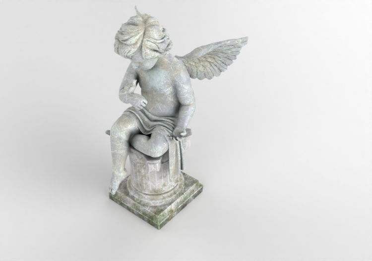 Sculture 3D - Angioletto seduto - ACCA software