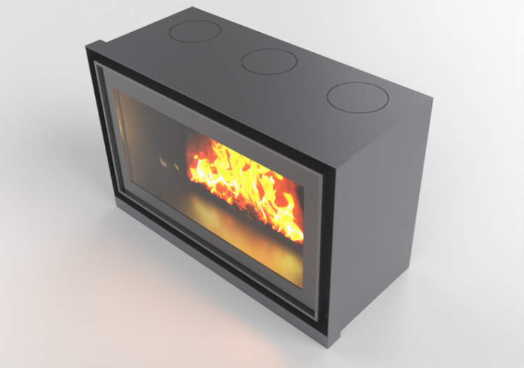 3D Kamine und Schornsteine - Holzkamin - Barbas Bellfires -...