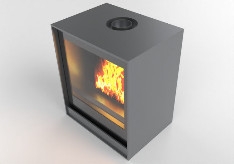 Foyers et Cheminées 3D - Cheminée à gaz - Barbas Bellfires...