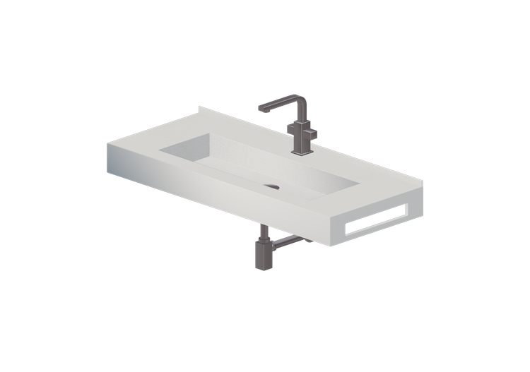 Lavabi 3D - Lavabo Bagno 1010x420mm - Fiora - FPCI04 -... Lavabi 3D - Lavabo Bagno 1010x420mm - Fiora - FPCI04 -...