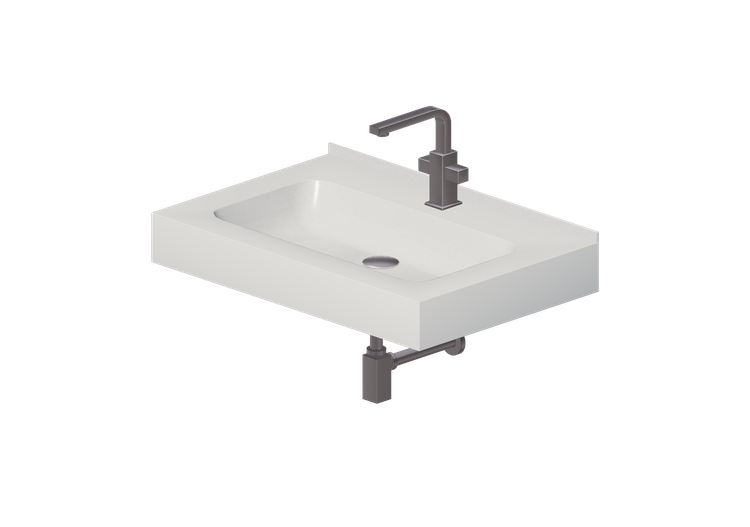 3D Waschbecken - Badezimmer Waschbecken 710x480mm - Fiora -... 3D Waschbecken - Badezimmer Waschbecken 710x480mm - Fiora -...