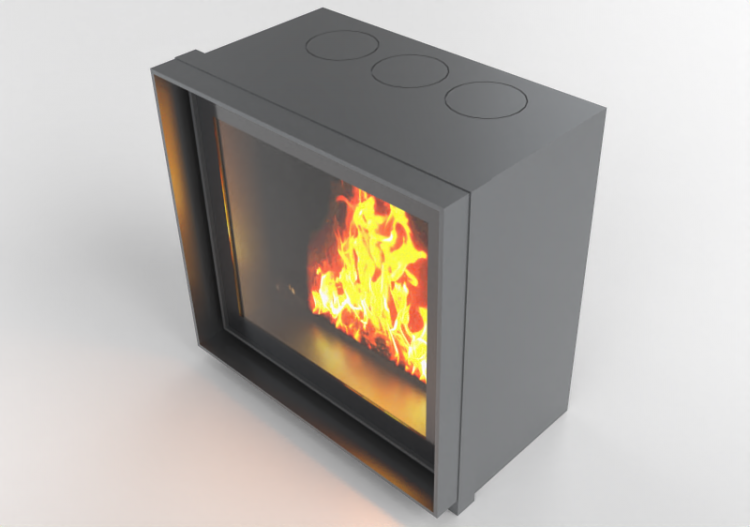 3D Kamine und Schornsteine - Holzkamin - Barbas Bellfires -...