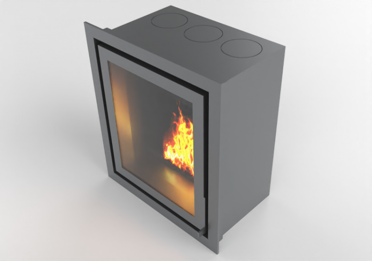 Foyers et Cheminées 3D - Cheminée à bois - Barbas Bellfires...