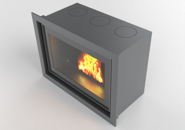 Foyers et Cheminées 3D - Cheminée à bois - Barbas Bellfires...