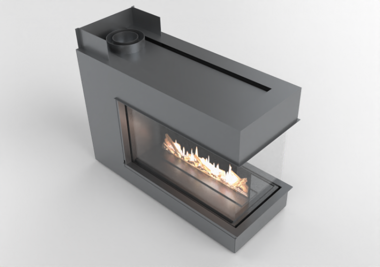 Foyers et Cheminées 3D - Cheminée à gaz - Barbas Bellfires...