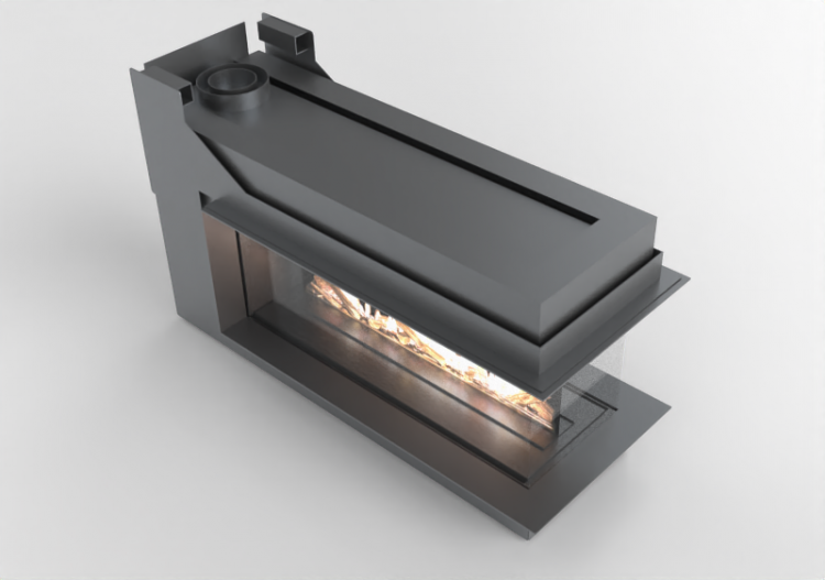 3D Kamine und Schornsteine - Gaskamin - Barbas Bellfires -...