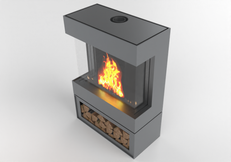 Foyers et Cheminées 3D - Cheminée à gaz - Barbas Bellfires...