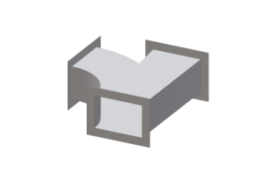 Tôle GALVANISÉE rectangulaire