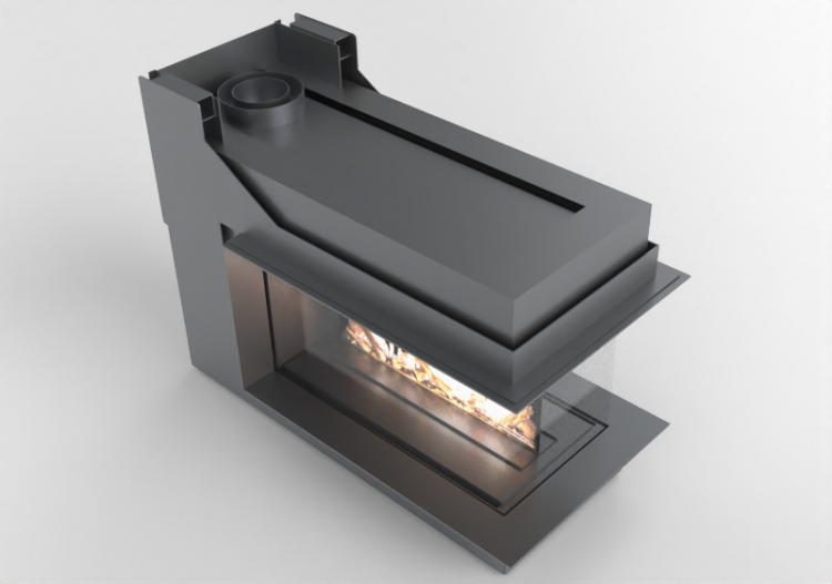 3D Kamine und Schornsteine - Gaskamin - Barbas Bellfires -...