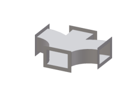 Tôle GALVANISÉE rectangulaire
