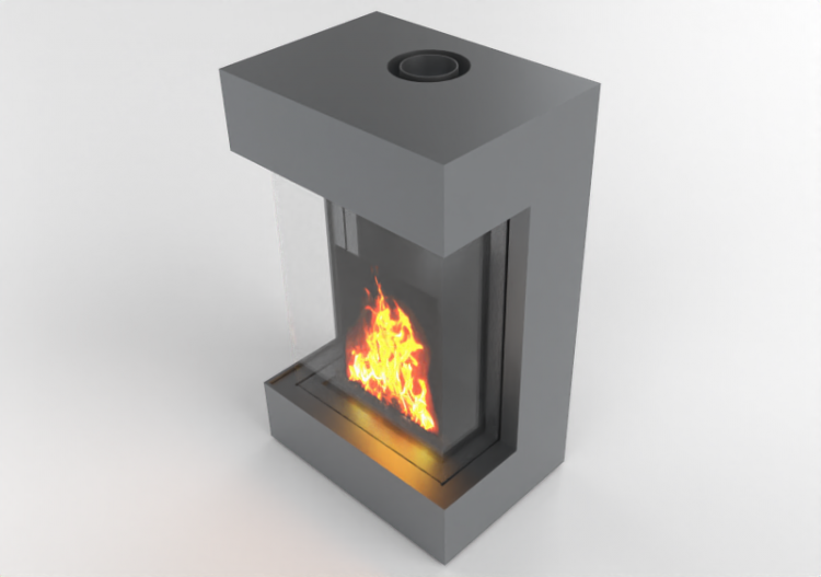 3D Kamine und Schornsteine - Gaskamin - Barbas Bellfires -...