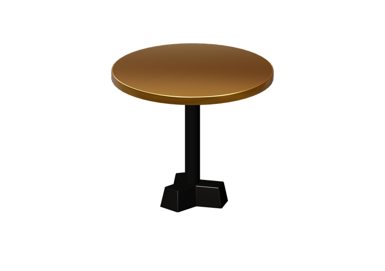 Mesas 3D - Mesa de latão polido - Gervasoni - Brass 44 -... Mesas 3D - Mesa de latão polido - Gervasoni - Brass 44 -...